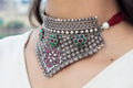 Timeless multi color Hasli Elegance necklace 92.5 Silver